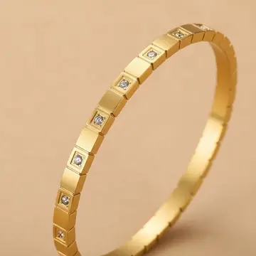 Crystal Steel Bracelet