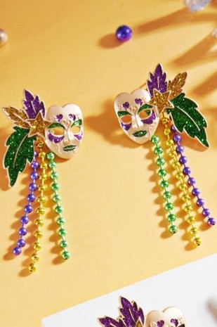 Mardi Gras Mambo Earring